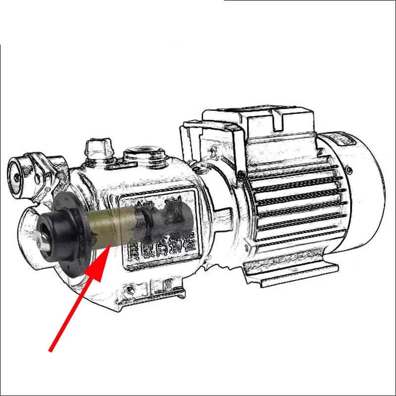 High Water Head 370W Model Threaded Rod Sleeve With Anti-lock Function Use For Single-Phase Screw Self-Priming Pump Or Well Pump