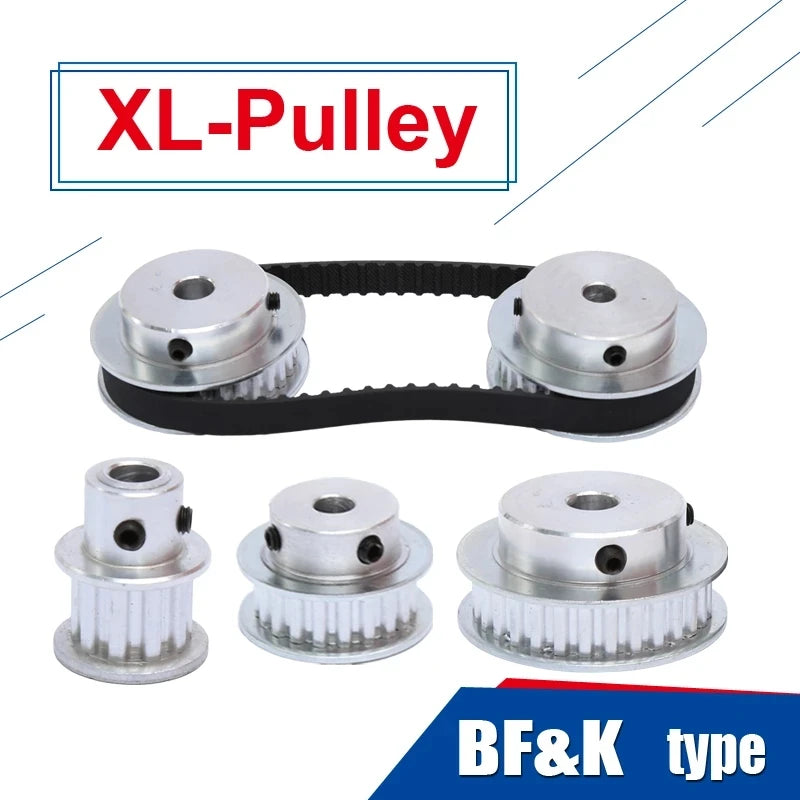 XL 20T Timing Pulley 11mm Width Toothed Belt Pulley 4/5/6/6.35/7/8/10/12/12.7/14/15/16/17/20mm Bore Transmission Gear Pulley