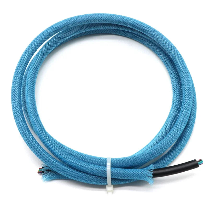 1/5/10M PET Braided Wire Sleeve 2 4 6 8 10 12 16 20 25 30 40mm Tight High Density Insulated Cable Protection Expandable UV
