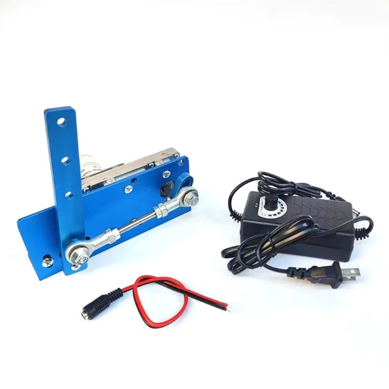 20-120° Reciprocating Swing Actuator DC 12V 24V With Power Adapter PWM Gear Motor DIY Robot Drive Arm Speed Angle Adjustable