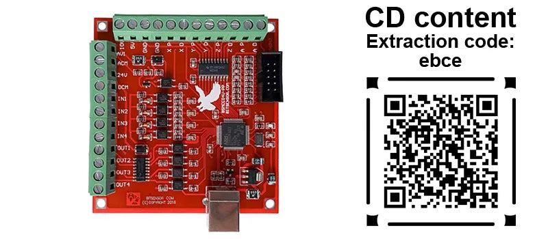 Breakout Board CNC USB MACH3 100Khz 4 Axis Interface Driver Motion Controller Driver Board