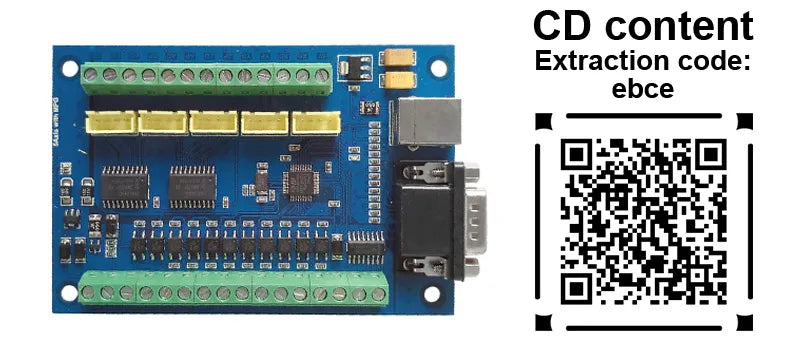 1pcs Breakout Board Interface Driver CNC Board USB MACH3 100Khz 4 Axis 5 Axis Interface Driver Motion Controller Driver Board