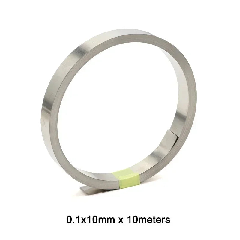 10m/Roll 18650 Li-ion Battery Nickel Plated Strip Connector 0.1mm 0.12mm 0.15mm 0.2mm Battrey Connector Spot Weld Steel Belt