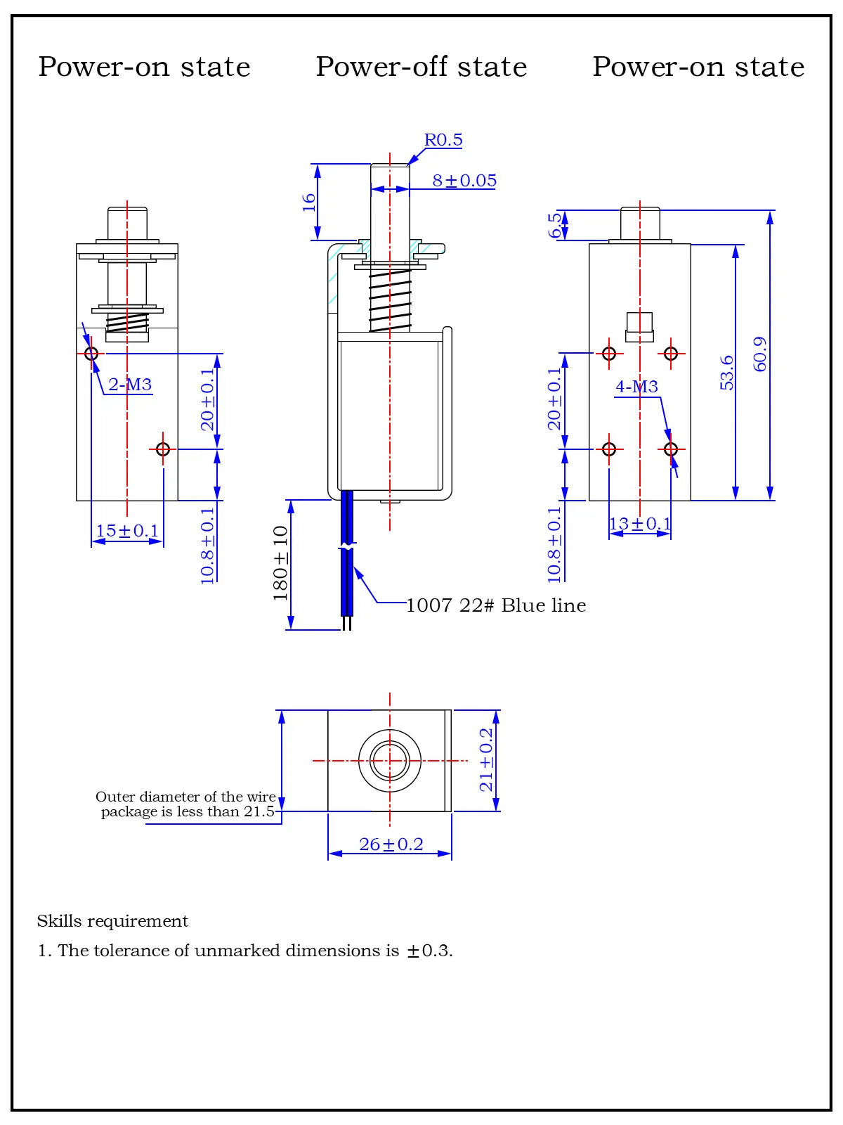 1Pc TAU-S0837DL DC 6V 12V 24V Electric Locks Electromagnet Stroke 10mm Magnetic Lock for the Cabinet Door Lock