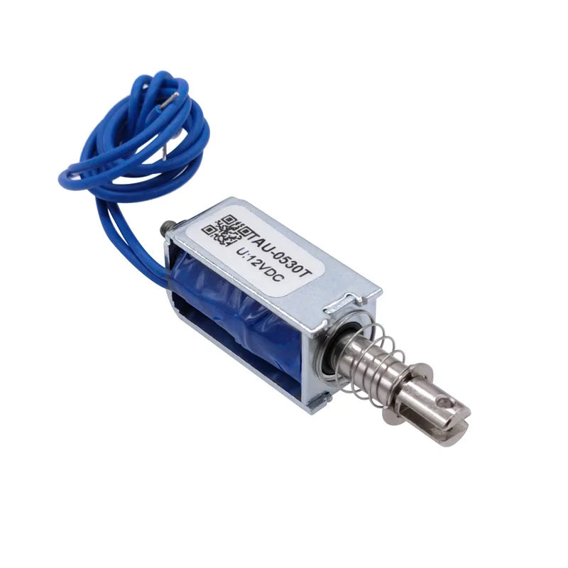 Dc 6V 12V 24V Magnetic Solenoid TAU-0530 Push&Pull Open Frame Electromagnet TAU-0530T TAU-0530B Stroke 10mm Keeping Force 700g