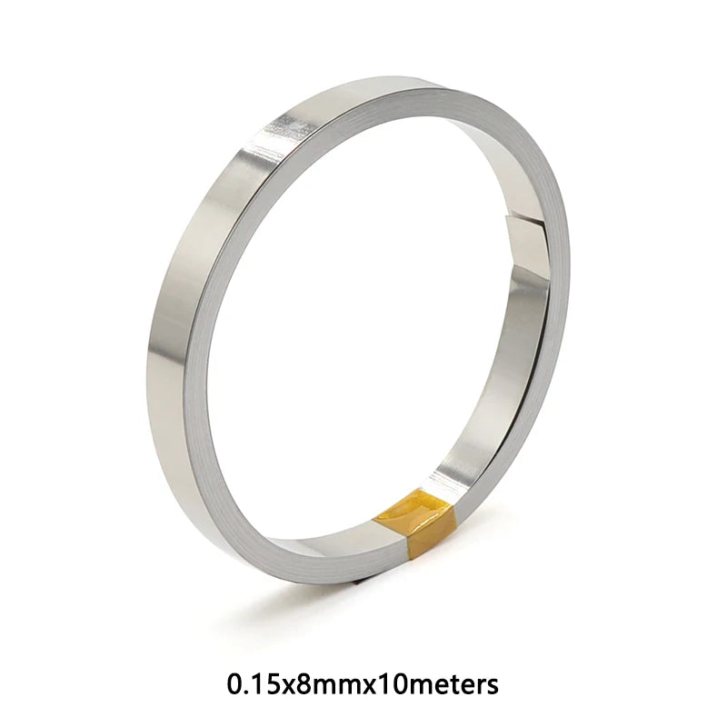 10m/Roll 18650 Li-ion Battery Nickel Plated Strip Connector 0.1mm 0.12mm 0.15mm 0.2mm Battrey Connector Spot Weld Steel Belt