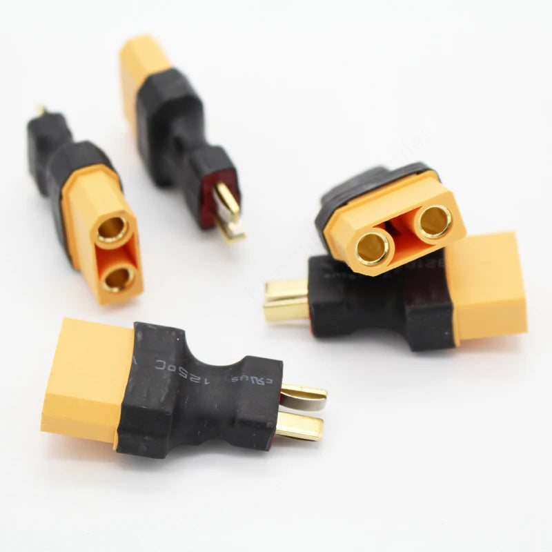 50 Pcs/lot T Plug Deans Male To Female XT90 Plug Connector No Wire Adapter for RC Plane Model DX0204
