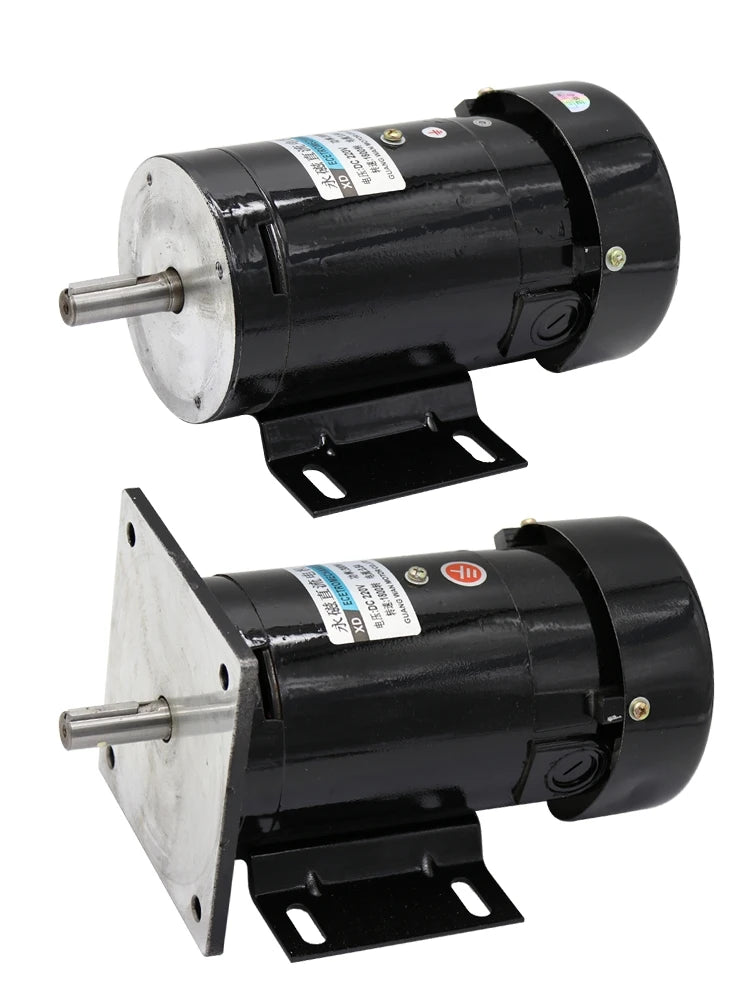300W DC Motor 220V Permanent Magnet 1800rpm High Speed Motor Can Adjust Speed Forward and Reverse Electric DC Mini Moter Engine