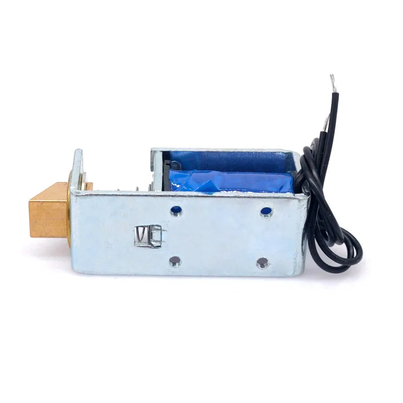1Pc TAU-S0837DL DC 6V 12V 24V Electric Locks Electromagnet Stroke 10mm Magnetic Lock for the Cabinet Door Lock