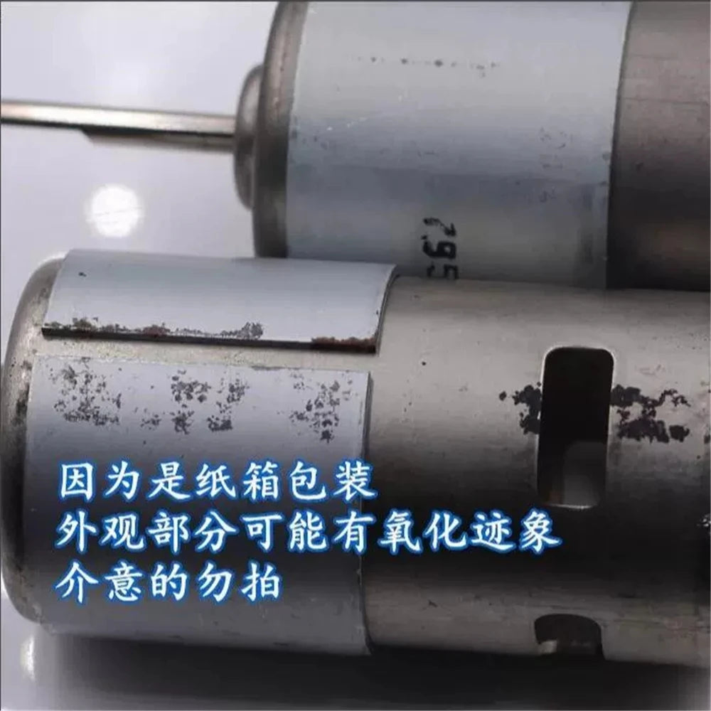 795 DC Motor Front Ball Bearing 24V 6000 rpm Low Speed High Torque Motor Built in Cooling Fan