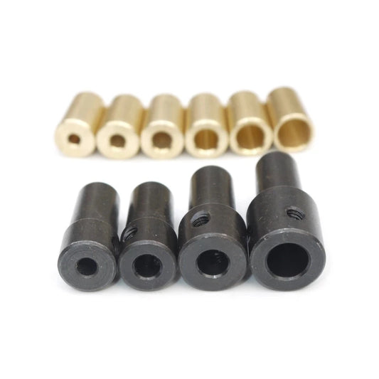 B10 Drill Chuck Connecting Rod Shaft Motor Sleeve Copper Steel Taper Coupling 3.17mm/4mm/5mm/6.35mm/7mm/8mm/10mm/11mm/12mm/14mm