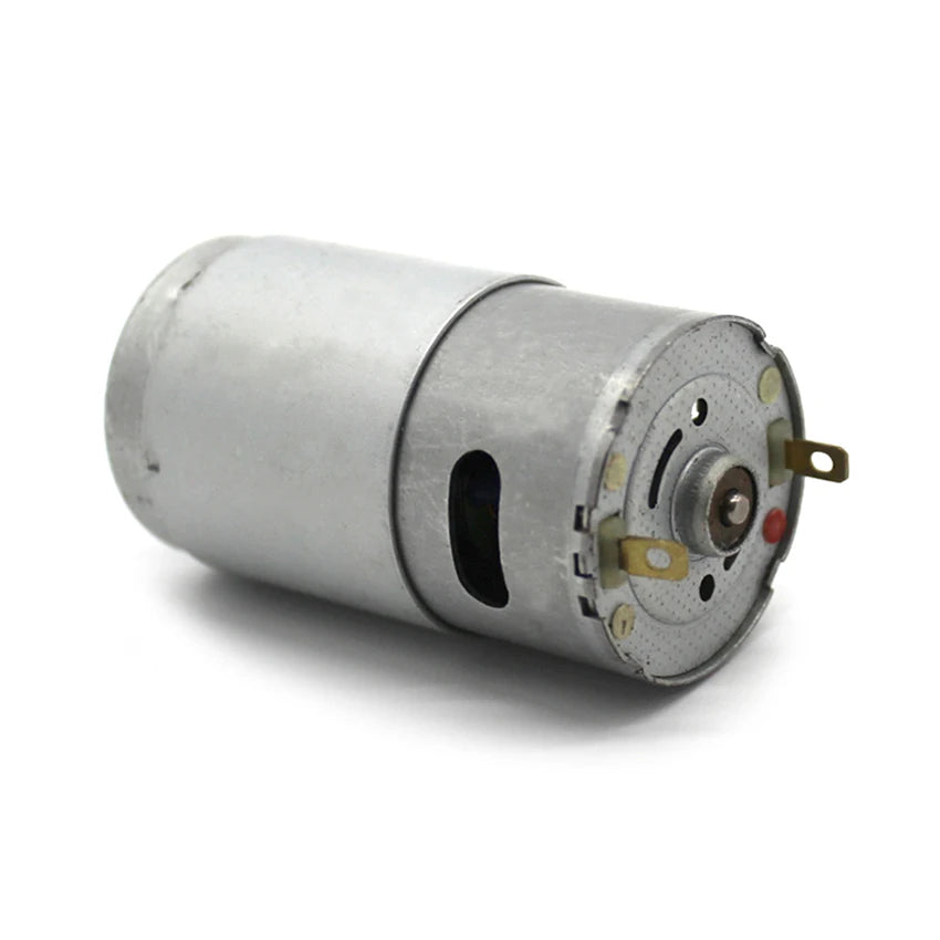 575 Micro DC Motor 12V 3200rpm High Speed Large Torque Metal Moter Low Noise Electric DC12V Motors DIY Engine Tool Model Drill