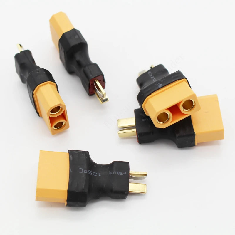 50 Pcs/lot T Plug Deans Male To Female XT90 Plug Connector No Wire Adapter for RC Plane Model DX0204