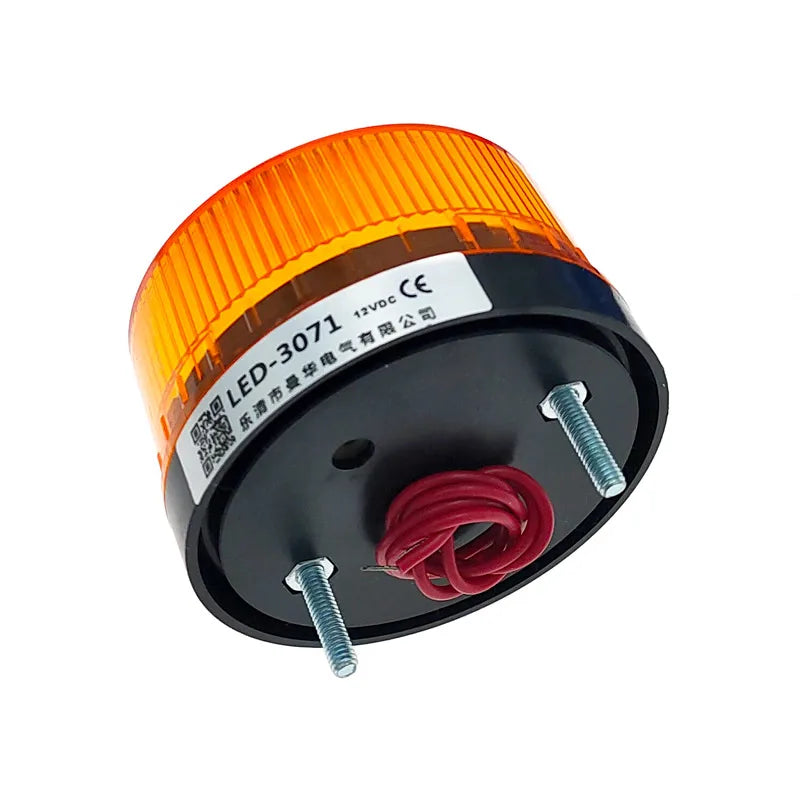 Strobe Signal Warning light with alarm sound buzzer N-3071 12V 24V 220V LED Lamp small Flashing Light Indicator lights LTE-5061