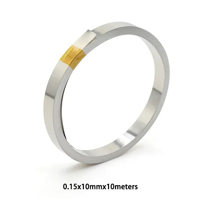 10m/Roll 18650 Li-ion Battery Nickel Plated Strip Connector 0.1mm 0.12mm 0.15mm 0.2mm Battrey Connector Spot Weld Steel Belt