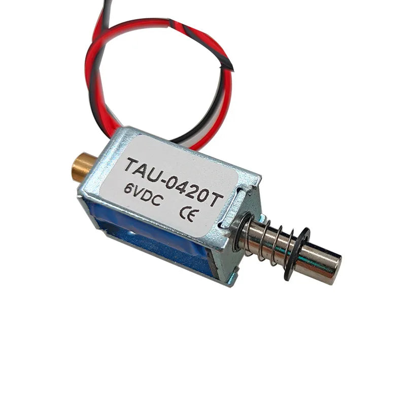 TAU-0420 Electromagnetic Lock DC 6V 12V Magnetic Lock Electric Lock 0.85A 1.8A Lock Linear Solenoid