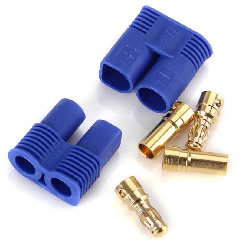 200 Pairs EC3 Banana Plug Female Male Bullet Connector with Housing for RC ESC LIPO Battery Motor