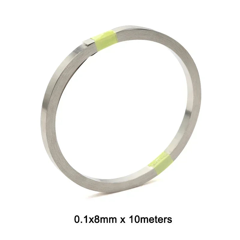 10m/Roll 18650 Li-ion Battery Nickel Plated Strip Connector 0.1mm 0.12mm 0.15mm 0.2mm Battrey Connector Spot Weld Steel Belt