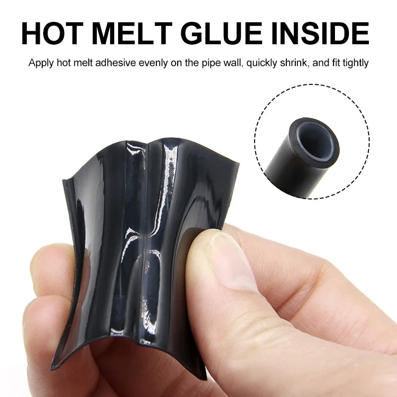 1~10m Dual Wall Heat Shrink Tube Diameter1.6 - 52mm Adhesive Lined Polyolefin ﻿Wrap 3:1/4:1 Ratio With Glue Cable Protect Sleeve