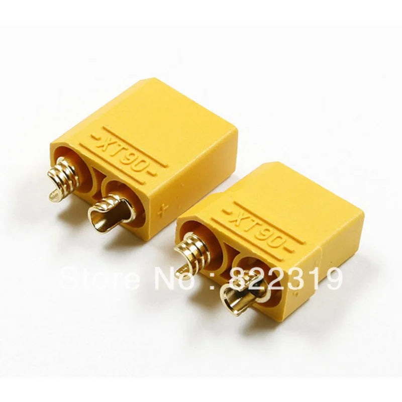 High Quality -100 Pairs/Bag XT90 Bullet Plug Connectors Male and Female for RC Lipo Battery RC Battery Connector