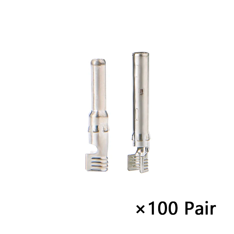 100 pair Solar Connector male and female inside metal core use for solar cable connection  of solar connector pins