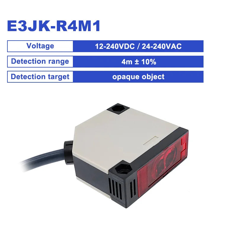 E3JK-R4M1/2 E3JK-DS30M1/2Photoelectric Switch DC24V AC220V 24V-220V Diffuse Reflection Infrared Switch Diffuse Reflective Sensor