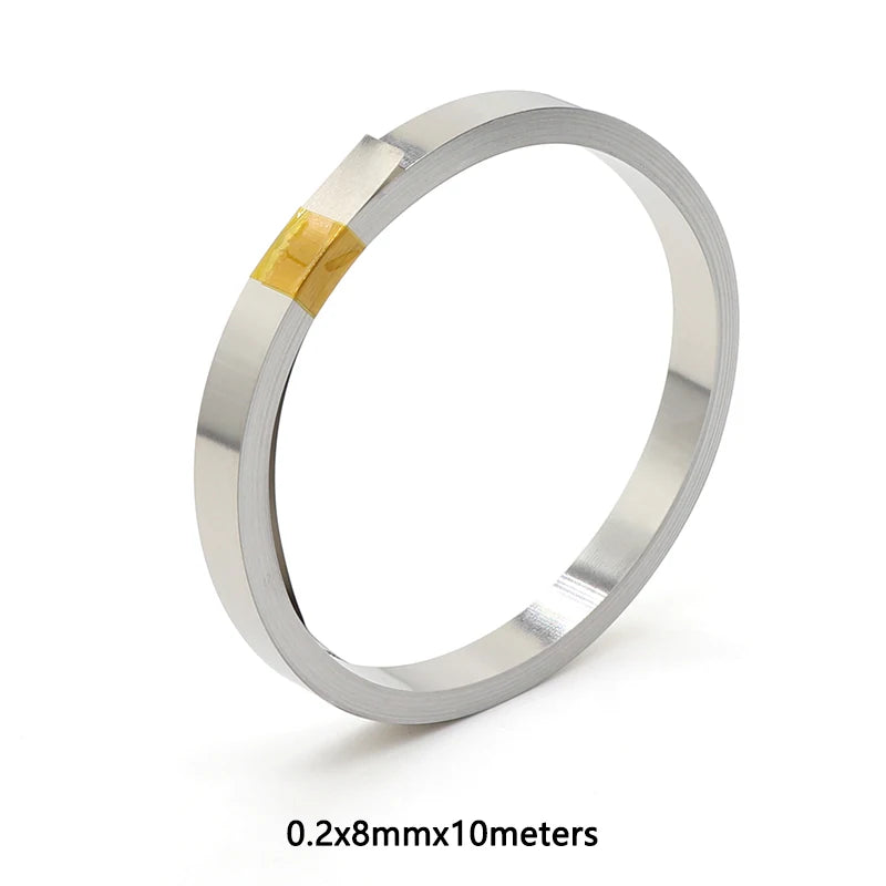 10m/Roll 18650 Li-ion Battery Nickel Plated Strip Connector 0.1mm 0.12mm 0.15mm 0.2mm Battrey Connector Spot Weld Steel Belt