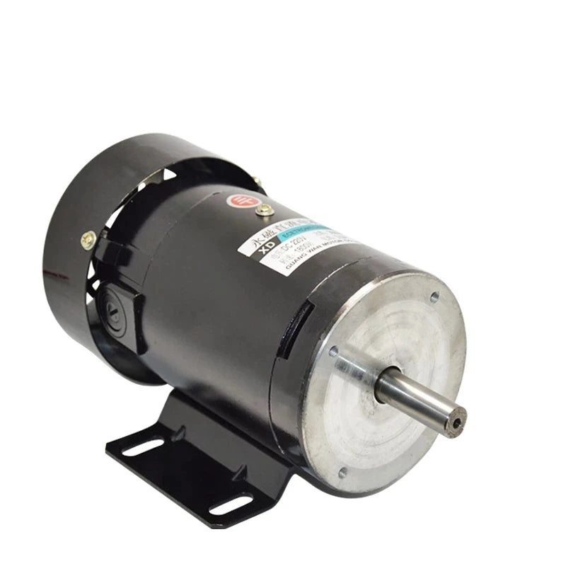 500W Motor DC 220V Permanent Magnet Motor High Torque Speed 1800rpm-4500rpm Can Adjust Speed Forward and Reverse Electric Moter