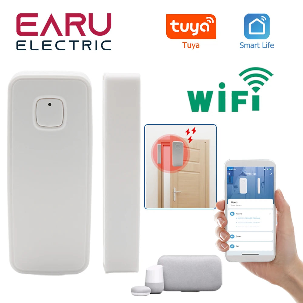 48555109712065,TUYA Smart WiFi Window Gate Door Sensor Open Close Detector App Notification Alert Security Alarm Smart Life Alexa Google Home