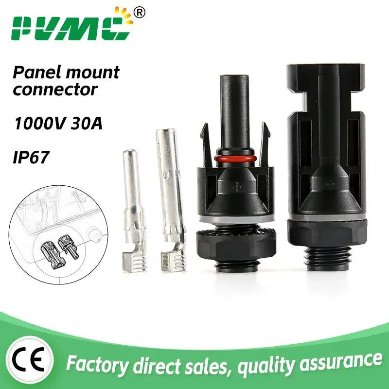 Connector For Panel electrical center b2c | Solar PV 1000V connector for panel mount and ...