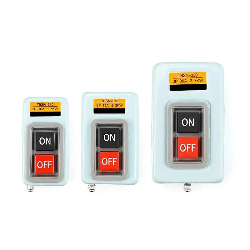 Start Push Button Switch AC220V 380V 3 phase BS211B BS216B BS230B Motor Control Start Stop ON-OFF 3.7KW - electrical center b2c