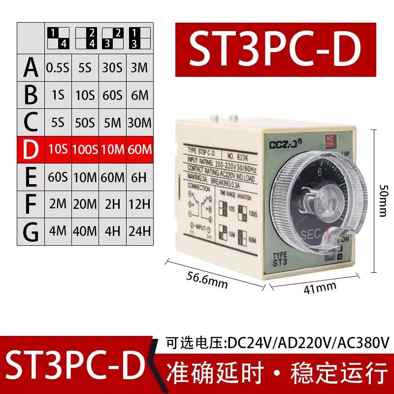 ST3P Series Time Relay (ST3PA/ST3PC)