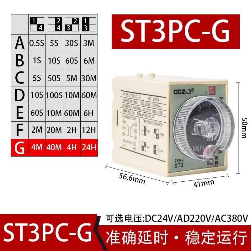 ST3P Series Time Relay (ST3PA/ST3PC)