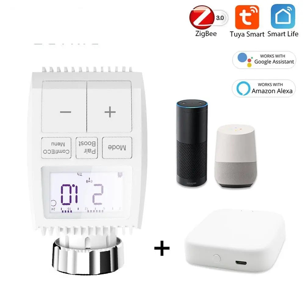 Remote Trv electrical center b2c | Tuya Smart ZigBee Actuator TRV Programmable ...