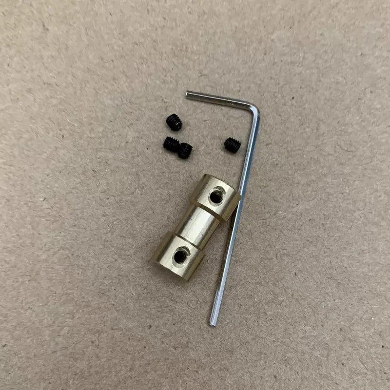 N20 motor coupler,shaft coupling,hex coupler,round shaft coupler,flange coupling,2mm-2mm coupler,motor shaft connector,N20 motor accessory,mini coupler,robot diy parts,micro transmission fitting,extended shaft coupler
