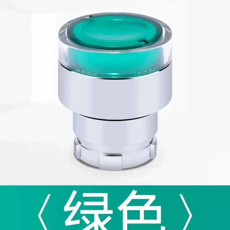 ZB2BW push button,ZB2BWB31C,ZB2BWB41C,ZB2BWM31C,illuminated push button,LED pushbutton switch,22mm lighted push button,ACDC24V push button,AC220V indicator button,green illuminated push button,flat head push button,momentary push button,industrial control switch,machine tool signal button,XB2 series accessory,LED lamp holder push button