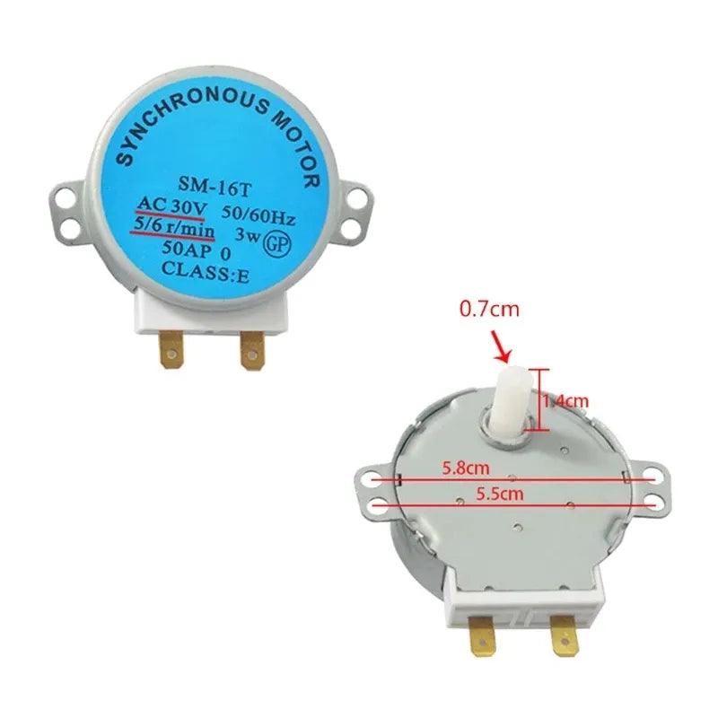 AC 30V Micro Turntable Synchronous Tray Motor Microwave Oven Accessories Spares 50/60Hz SM-16T GAL-5-30-TD(1) for GALANZ Midea
