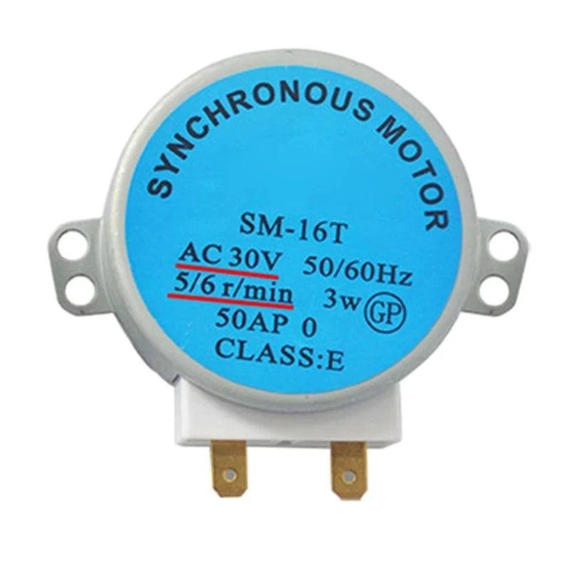 AC 30V Micro Turntable Synchronous Tray Motor Microwave Oven Accessories Spares 50/60Hz SM-16T GAL-5-30-TD(1) for GALANZ Midea