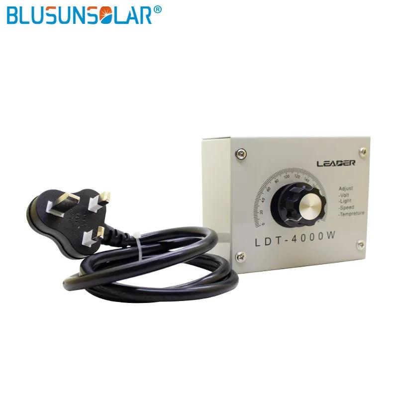 Adjustable Dimmer SCR Voltage Regulator AC 220V 4000W Compact Variable Voltage Controller for Small Motor Water Heater
