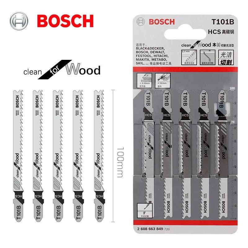 BOSCH- SawBblade T101B Jig Saw Blade High Carbon Steel Material - electrical center b2c