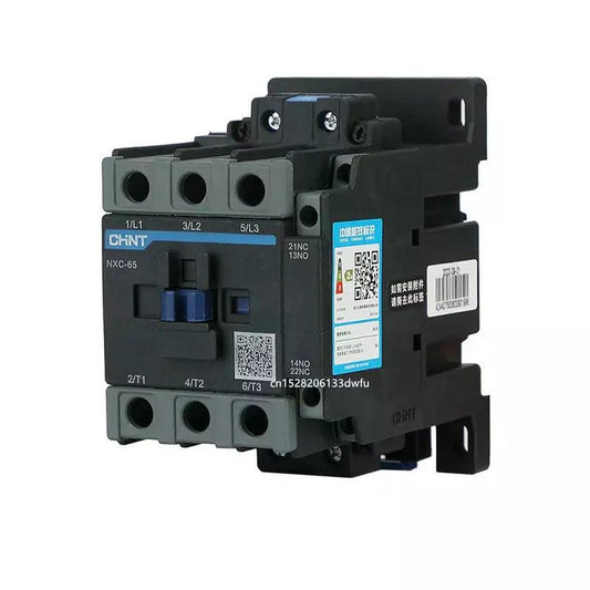 CHINT NXC-65 65A LC1D LC1 AC Contactor CJX2-6511 NO NC 3-Phase DIN Rail Mount Electric Power Contactor AC 24V 36V 110V 220V 380V