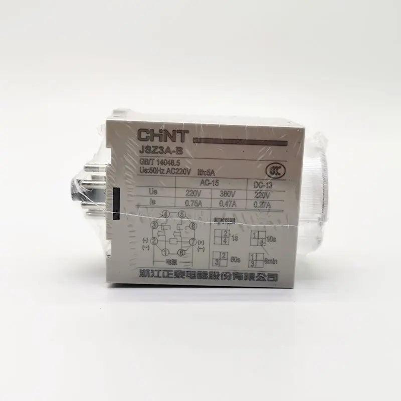 CHINT Time Power On Relay  JSZ3A-A A-B A-C A-D A-E 1S 5S 10S 30S 60S 1M JSZ3A ST3P AC380V AC220V AC110V AC36V  AC24V DC24V DC12V,jsz3a-a ac220v