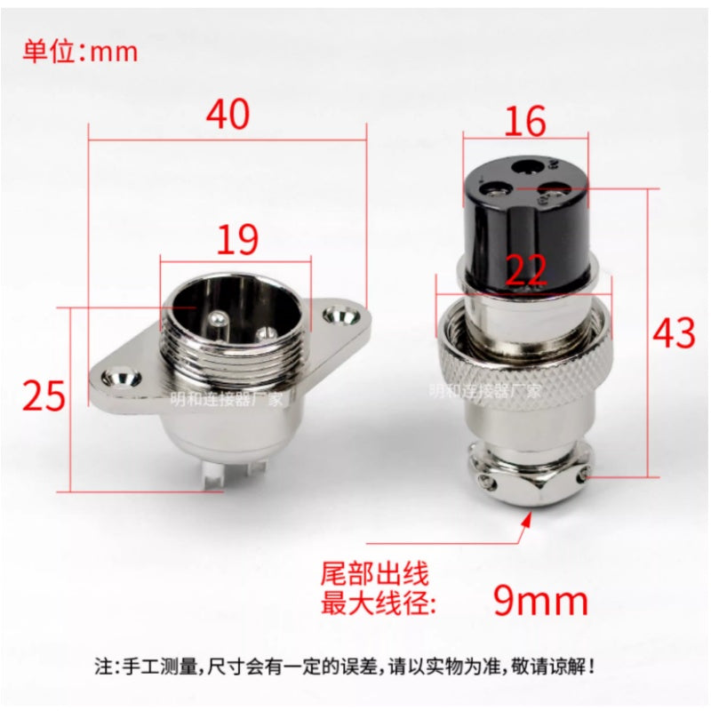 GX20 Aviation Connector, Diamond Flange Plug, M19 2-15 Pin Connector, Gold-Plated Contacts, GX20 Male Female Socket, Industrial Circular Connector, Zinc Alloy Aviation Plug, M19 Thread Connector, GX20 10 Pin, GX20 15 Pin