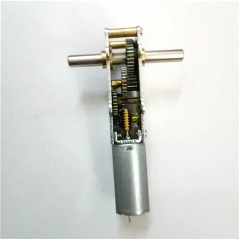 Double Shaft Length 19.5mm DC Gear Motor 1.5V 3V 6V 12V 24V Speed Reduce 3.5rpm To 120rpm Metal Gearbox Moter DIY WGF180-55