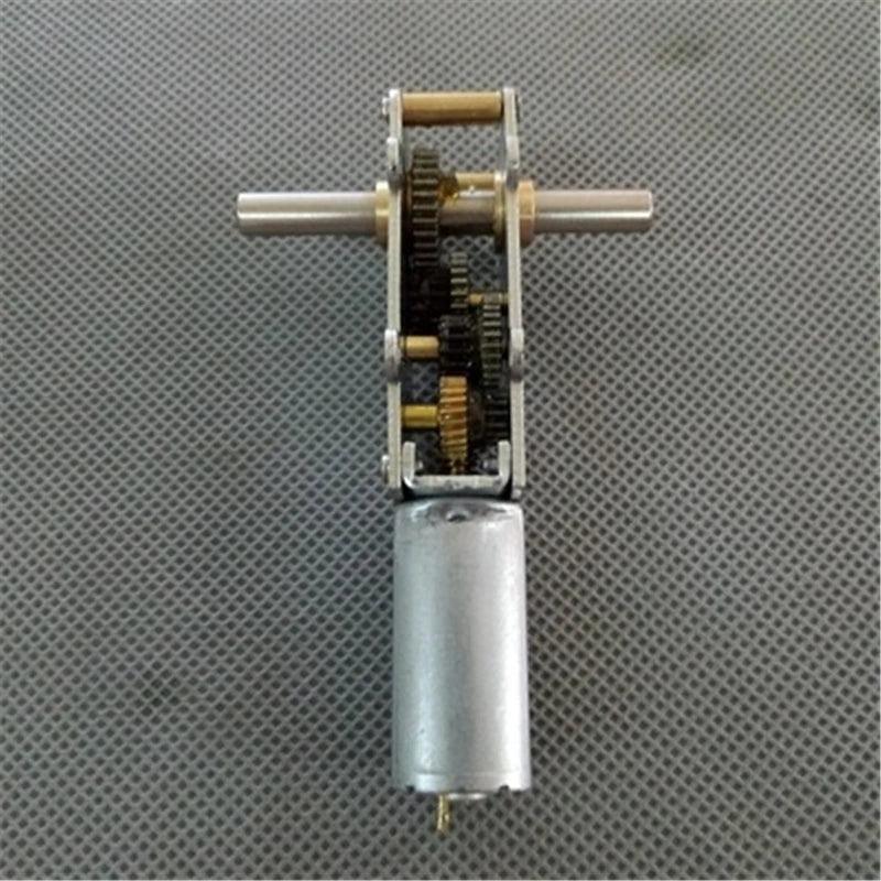 Double Shaft Length 19.5mm DC Gear Motor 1.5V 3V 6V 12V 24V Speed Reduce 3.5rpm To 120rpm Metal Gearbox Moter DIY WGF180-55