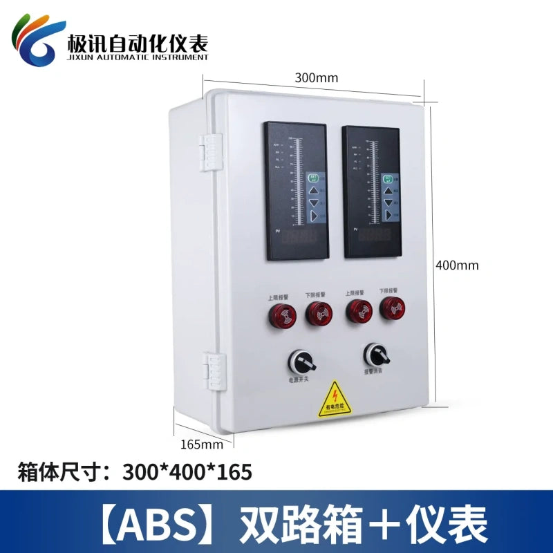 Submersible Level Sensor ABS DUAL Way distribution box with display meter
