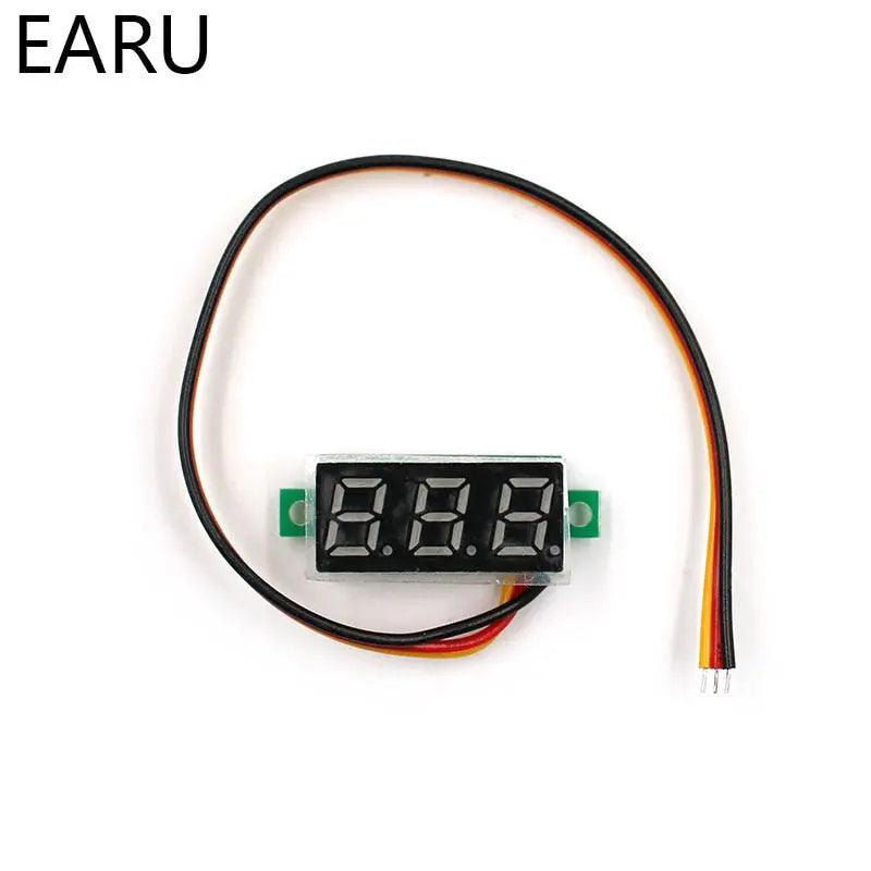EARU- 0.28 Inch DC LED Digital 0-100V Voltmeter For Auto Car - electrical center b2c