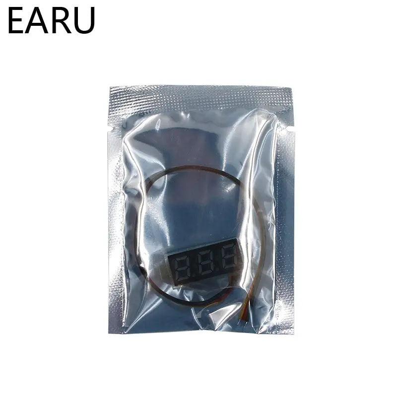 EARU- 0.28 Inch DC LED Digital 0-100V Voltmeter For Auto Car - electrical center b2c
