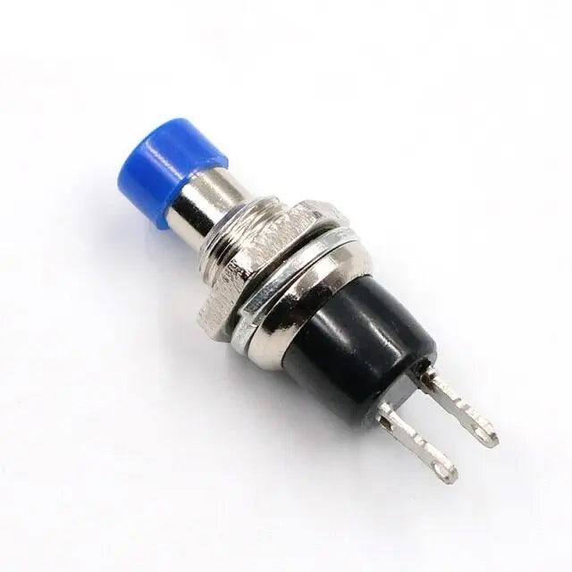 EARU- 10Pcs Micro DIY 7mm Thread 2 Pins Momentary Push Button Switch - electrical center b2c