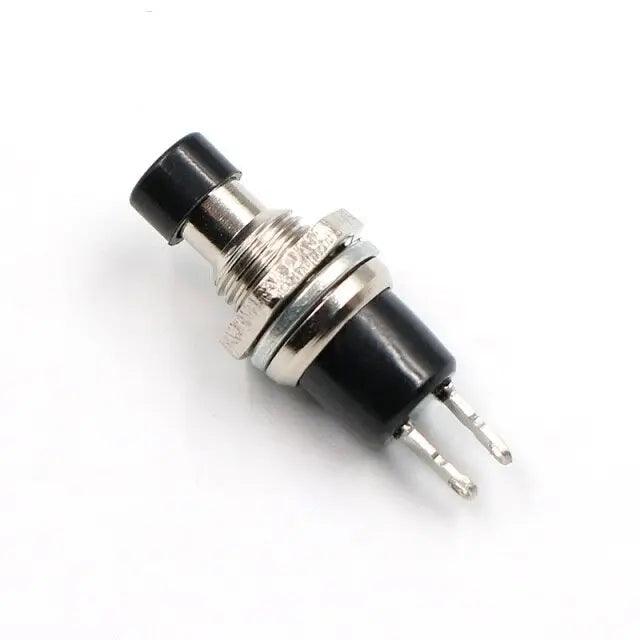 EARU- 10Pcs Micro DIY 7mm Thread 2 Pins Momentary Push Button Switch - electrical center b2c